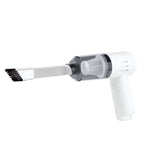 Aspirator Portabil Fara Fir, Flippy, Tip Pistol K7, Pentru Casa si Masina, Incarcare USB, Autonomie 30 Min, 36 x 17 cm,