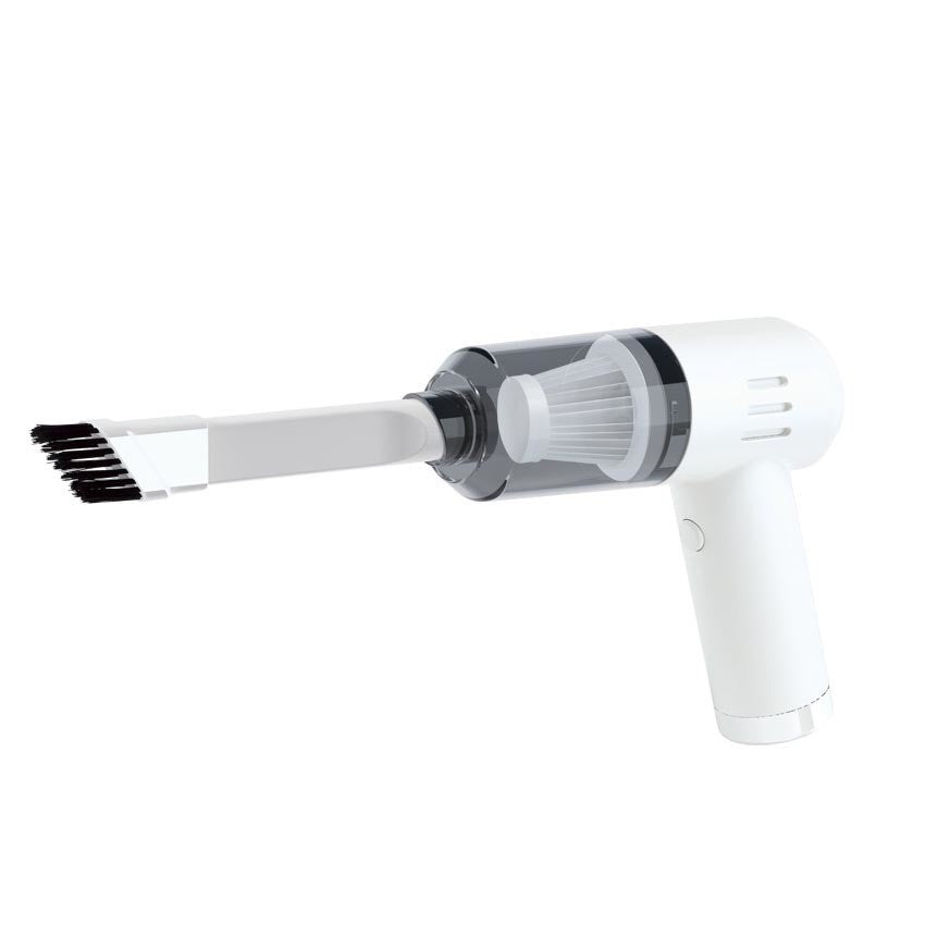 Aspirator Portabil Fara Fir, Flippy, Tip Pistol K7, Pentru Casa si Masina, Incarcare USB, Autonomie 30 Min, 36 x 17 cm,