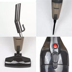 Aspirator Vertical 2in1, Flippy, Fara Sac, 2 Capete, de Mana, Filtrare Multipla, 95 x 24.5 cm, Negru