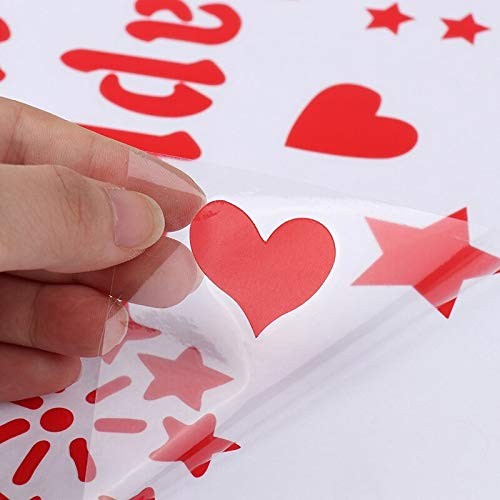 Sticker Autocolant pentru Baloane, Flippy, Tematica Aniversare, Model Happy Birthday, 29x21 cm, Rosu