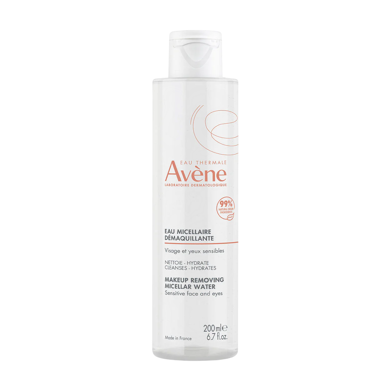 Avene, Eau Thermale, Curățare, Apă micelară, Toate tipurile de piele, 200 ml