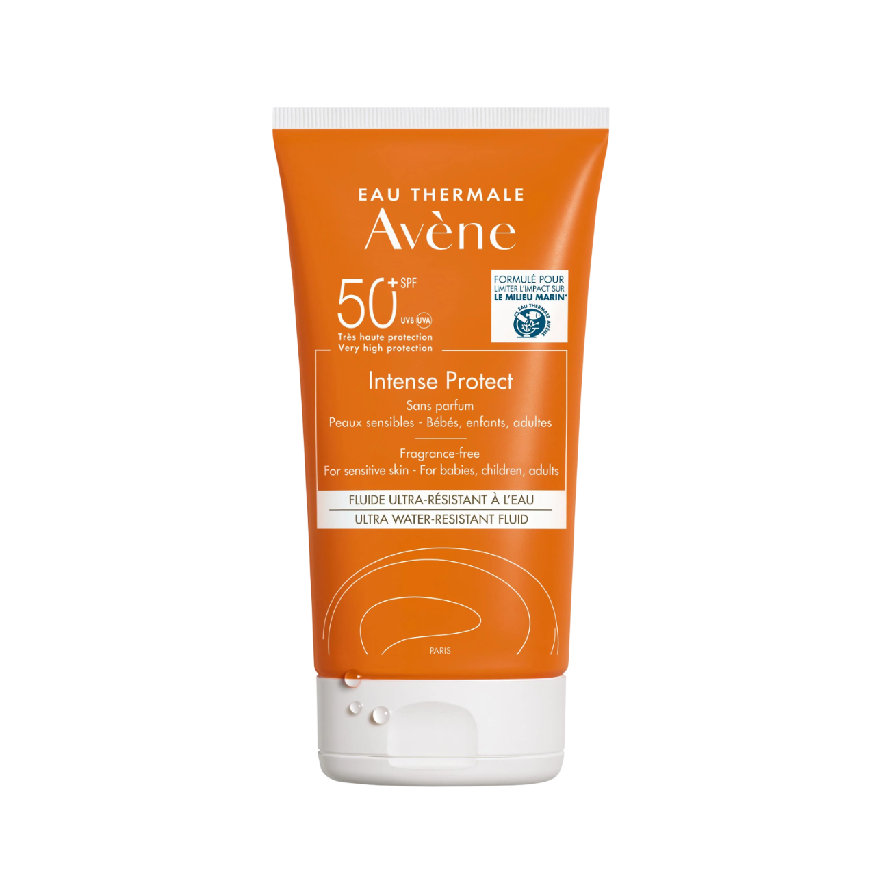 Avene, Intense Protect, Hidratare, Zilnic, Smântână, Corp, SPF 50+, 150 ml