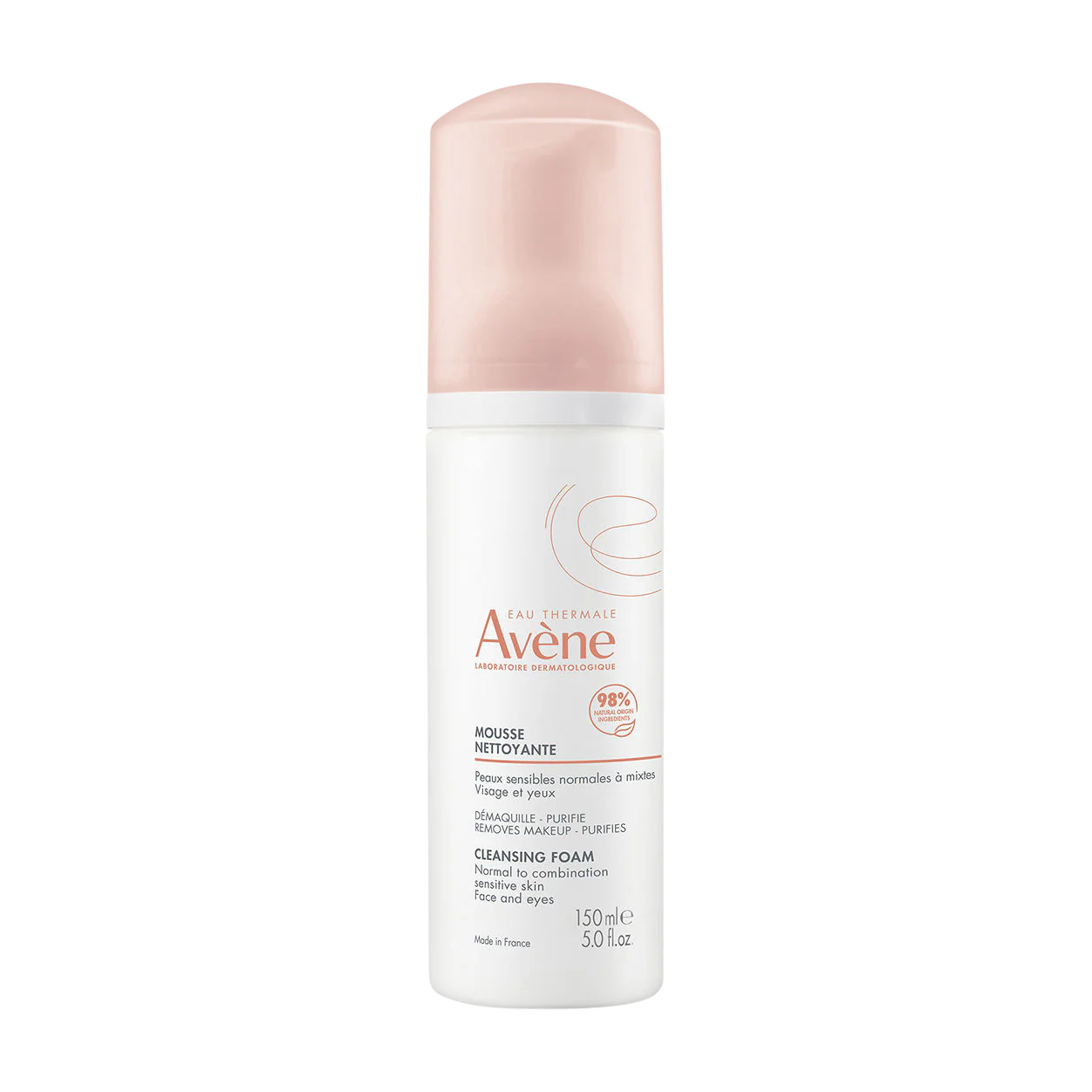 Avene, Les Essentiels, Demachiere, Spumă de curățare, 150 ml