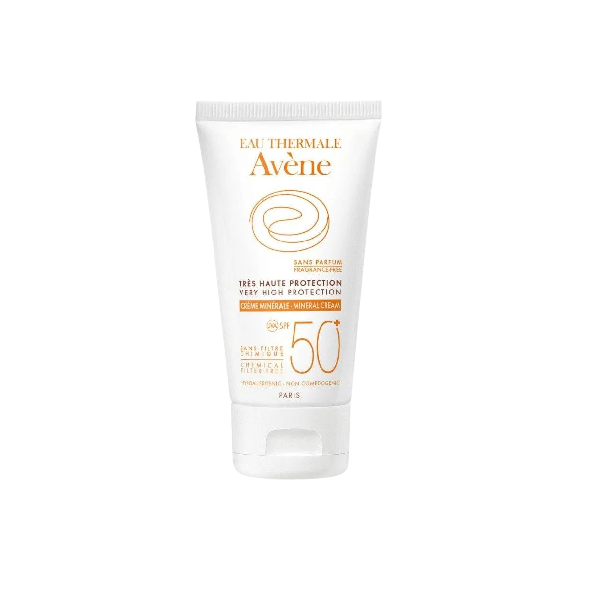 Avene, Sun Care, Mineral, Photo-Protecteur, Zi, Smântână, Pentru față, SPF50+, 50 ml