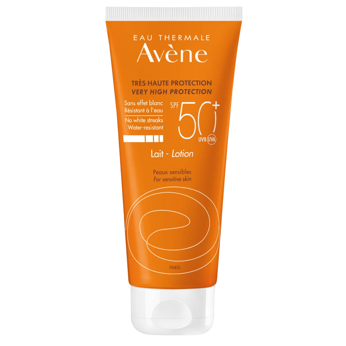 Avene, Sun Care, Rezistent la apă, Loțiune de protecție solară, SPF 50+, 100 ml