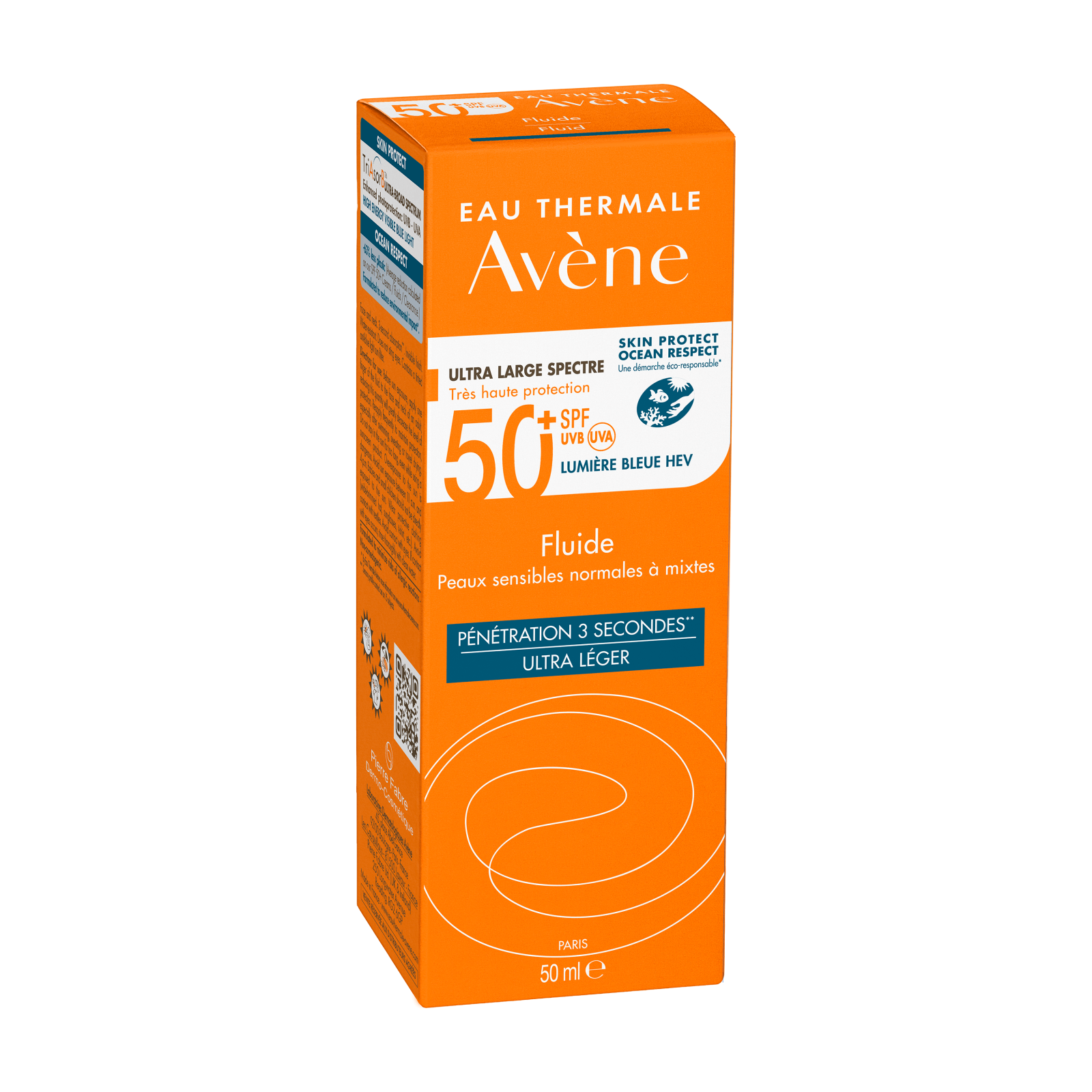Avene, Triasorb, Photo-Protecteur, Zi, Fluid, Pentru față, SPF 50+, 50 ml