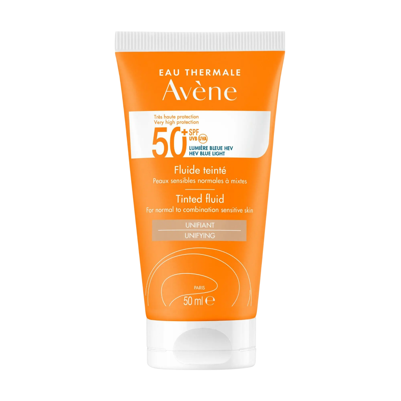 Avene, Triasorb, Unificator, Fluid, Pentru față, SPF50+, 50 ml