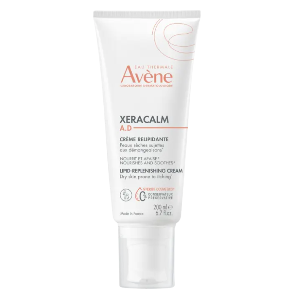 Avene, XeraCalm A.D, Emolient, Smântână, Pentru față, 200 ml