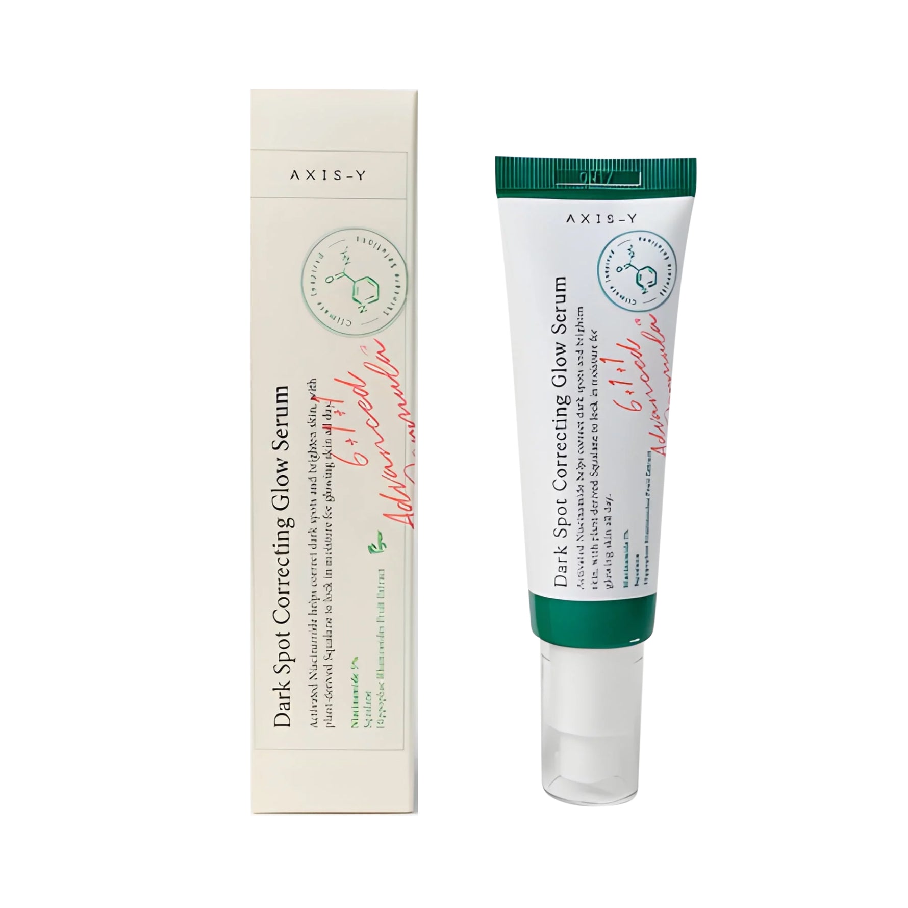 Axis-Y, Dark Spot Correcting Glow, Anti-pete întunecate, Ser, Pentru față, 50 ml