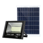 Proiector LED SMD 800W cu incarcare solara Flippy, panou solar, cu telecomanda, suport prindere, material ABS, 20AH,