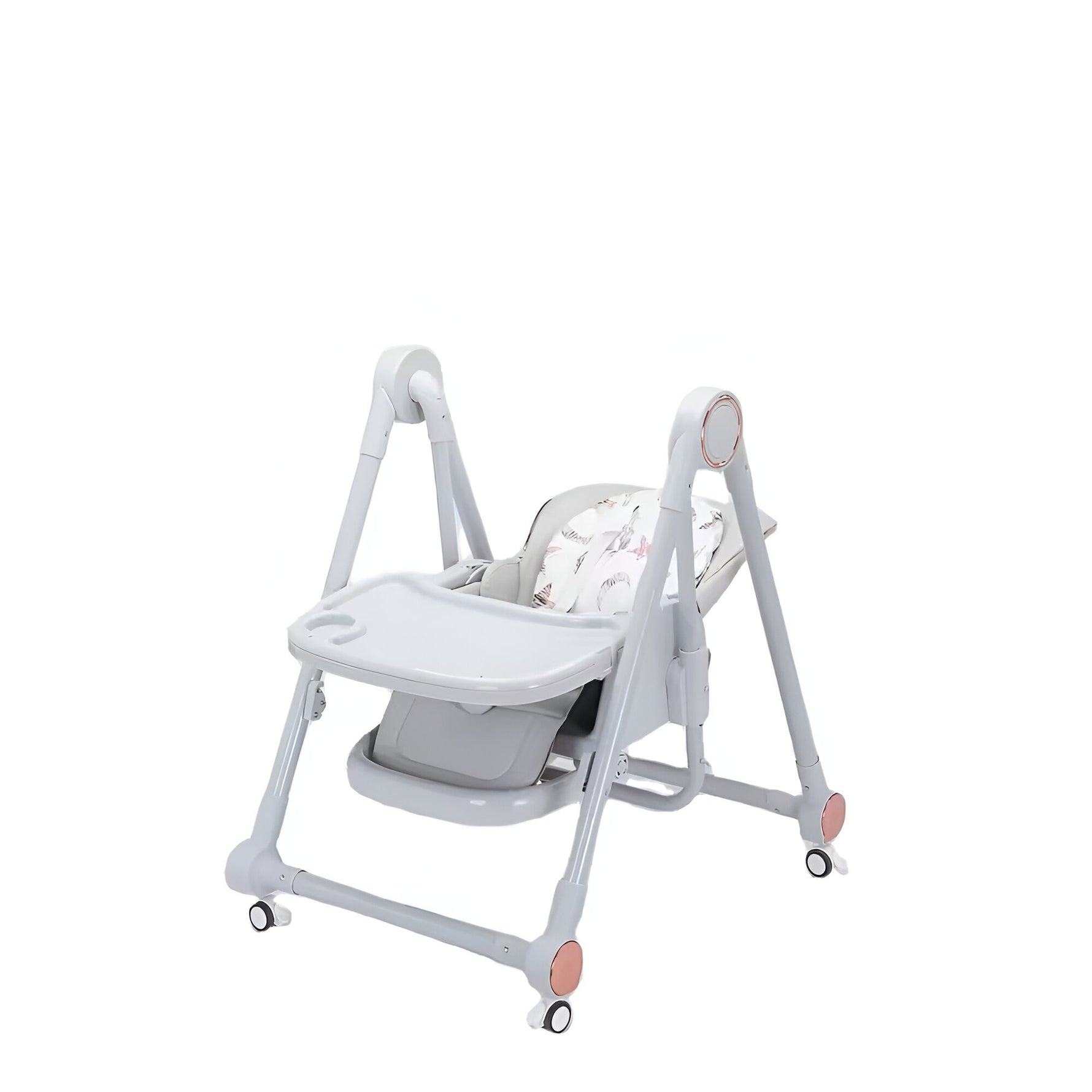 Scaun de Masa pentru Bebelusi si Copii, Flippy, Tavita si Husa Detasabile, Multifuncțional, Stabil, Centura de