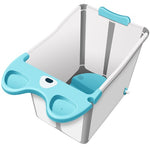 Cada Pliabila pentru Baie, Flippy, din PP+TPE, pentru Copii +6 Luni, Model Ursulet, Scaun de Interior, Detasabil, 82 x