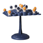 Joc Interactiv, Flippy, Astronauti in Echilibru, +3 Ani, din Plastic, 50 de Pioni, Placa de Echilibru, Roata cu