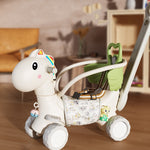 Balansoar pentru Copii, Flippy, 3in1, cu Spatar si Bara de Siguranta, Maner cu Cos de Basket, Tava de Masa, 80 x 43 x