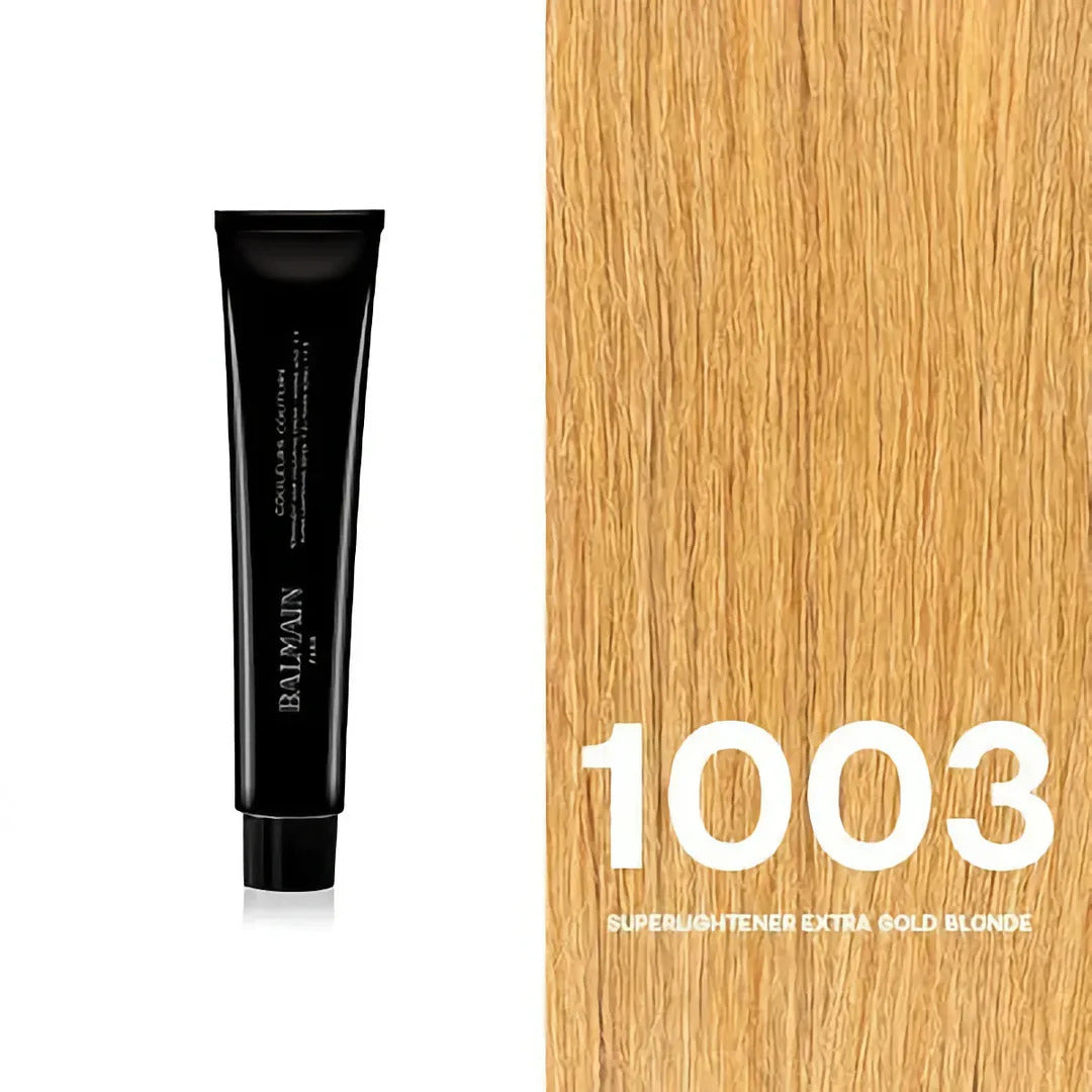 Balmain Professionnel, Couleurs Couture, Vopsea permanentă de păr, 1003 Superlightener Extra Gold Blonde, 60 ml