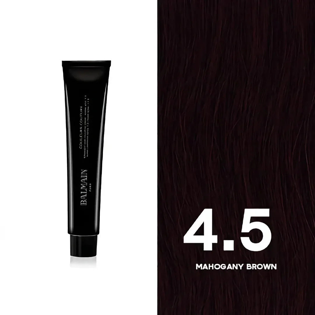Balmain Professionnel, Couleurs Couture, Vopsea permanentă de păr, 4.5 Mahogany Brown, 60 ml