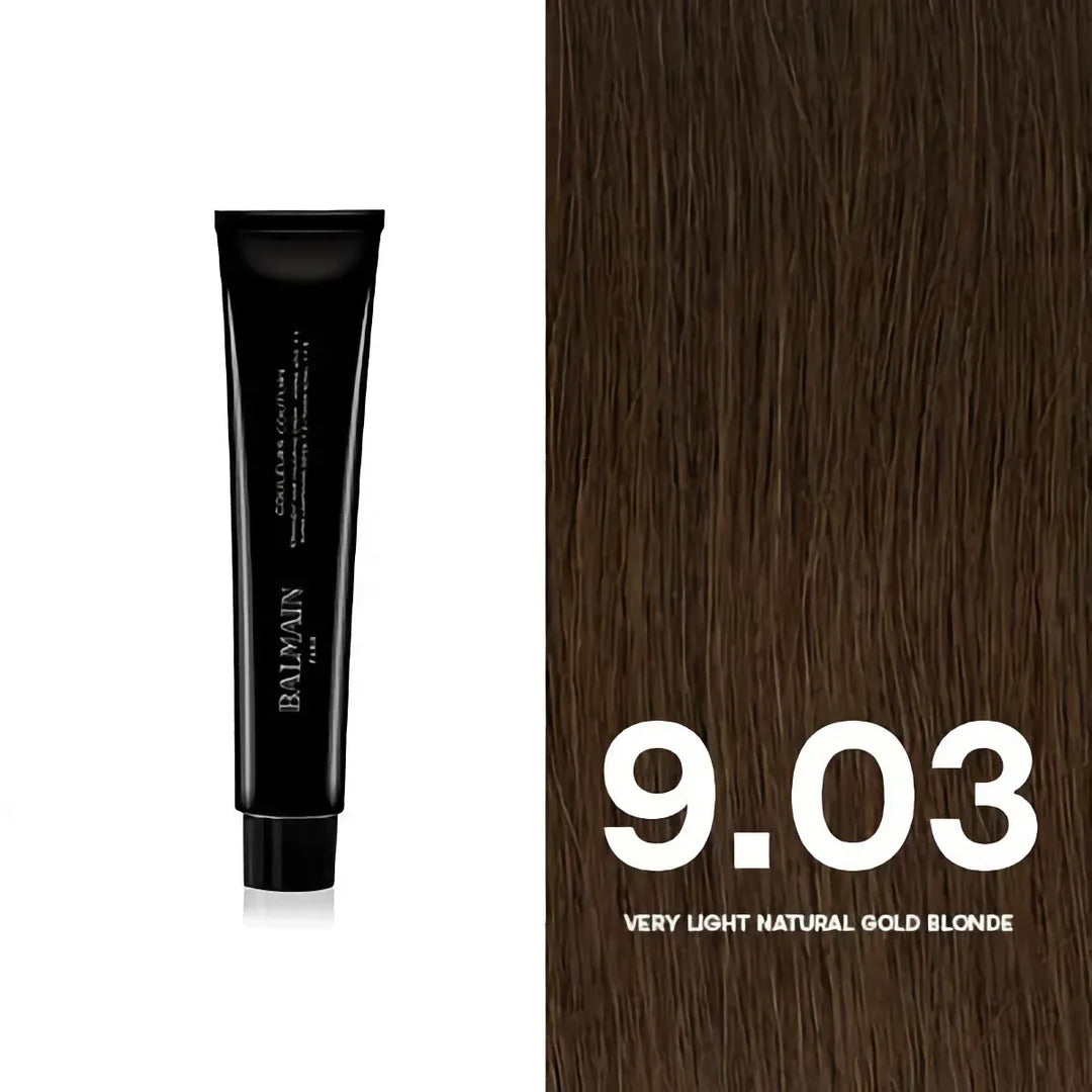 Balmain Professionnel, Couleurs Couture, Vopsea permanentă de păr, 9.03 Very Light Natural Gold Blonde, 60 ml