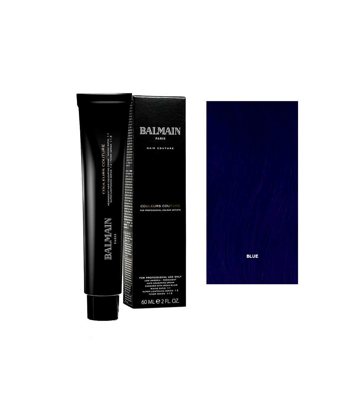 Balmain Professionnel, Couleurs Couture, Vopsea permanentă de păr,  Blue, 60 ml
