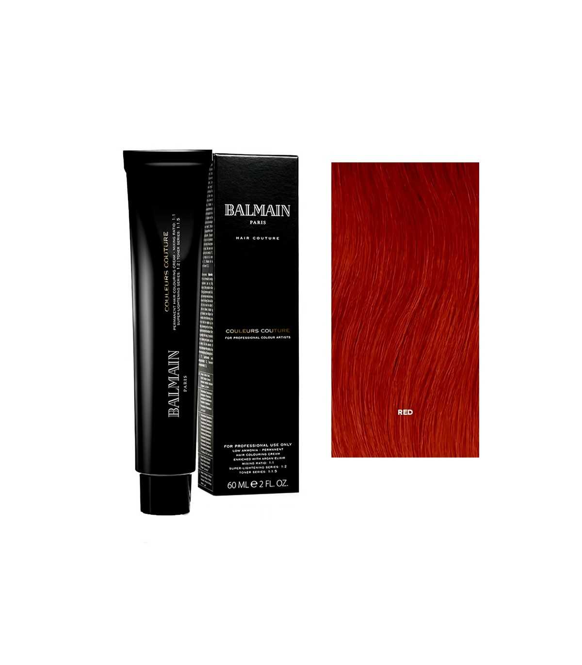 Balmain Professionnel, Couleurs Couture, Vopsea permanentă de păr,  Red, 60 ml