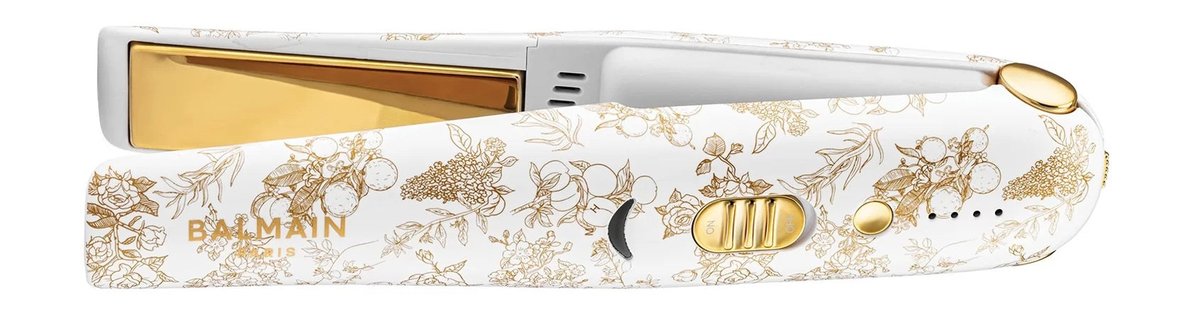 Balmain Professionnel, Limited Edition, Placă de îndreptat părul cu abur electric, White Gold