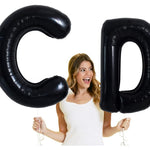 Balon din folie metalizata, 40 cm, Balon Folie Metalizata Litera D, Flippy, 40 cm, Umflati cu Heliu sau Aer, Ambalaj