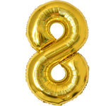 Balon din Folie Metalizata Flippy, Figurina Cifra, Tema Aniversare 100 cm, Ambalaj Individual, Pai inclus, Umflare cu