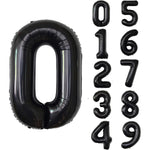 Balon din Folie Metalizata, Flippy, Figurina Cifra, Tema Aniversare 100 cm, Ambalaj Individual, Pai inclus, Umflare cu
