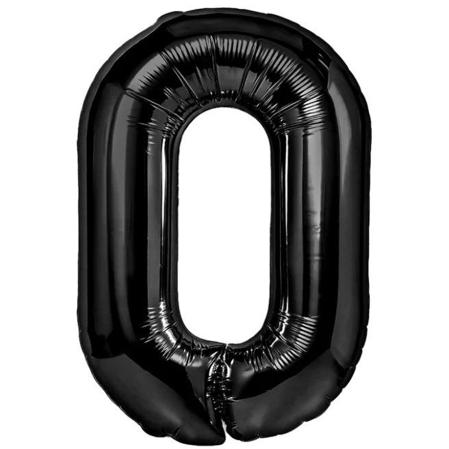Balon din Folie Metalizata, Flippy, Figurina Cifra, Tema Aniversare 100 cm, Ambalaj Individual, Pai inclus, Umflare cu