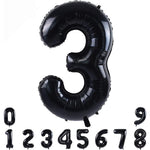 Balon din Folie Metalizata, Flippy, Figurina Cifra, Tema Aniversare 100 cm, Ambalaj Individual, Pai inclus, Umflare cu