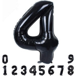 Balon din Folie Metalizata, Flippy, Figurina Cifra, Tema Aniversare 100 cm, Ambalaj Individual, Pai inclus, Umflare cu