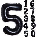 Balon din Folie Metalizata, Flippy, Figurina Cifra, Tema Aniversare 100 cm, Ambalaj Individual, Pai inclus, Umflare cu