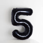 Balon din Folie Metalizata, Flippy, Figurina Cifra, Tema Aniversare 100 cm, Ambalaj Individual, Pai inclus, Umflare cu