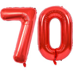 Balon din Folie Metalizata Flippy, Figurina Cifra, Tema Aniversare 100 cm, Ambalaj Individual, Pai inclus, Umflare cu