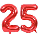 Balon din Folie Metalizata Flippy, Figurina Cifra, Tema Aniversare 100 cm, Ambalaj Individual, Pai inclus, Umflare cu