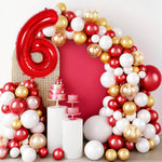 Balon din Folie Metalizata Flippy, Figurina Cifra, Tema Aniversare 100 cm, Ambalaj Individual, Pai inclus, Umflare cu