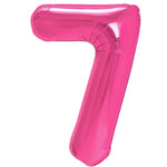 Balon din Folie Metalizata Flippy, Figurina Cifra, Tema Aniversare 40 cm, Ambalaj Individual, Pai inclus, Umflare cu