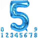 Balon din Folie Metalizata, Flippy, Figurina Cifra, Tema Aniversare 100 cm, Ambalaj Individual, Pai inclus, Umflare cu