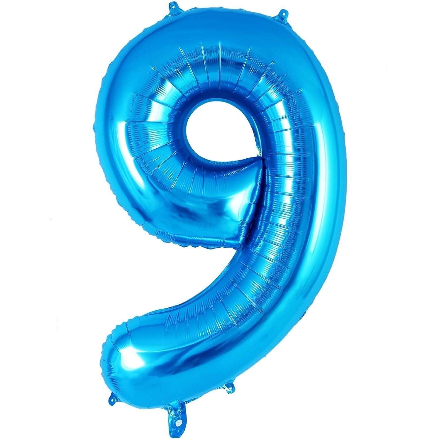 Balon din Folie Metalizata, Flippy, Figurina Cifra, Tema Aniversare 100 cm, Ambalaj Individual, Pai inclus, Umflare cu