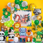 Balon din Folie Metalizata, Flippy, Mini Figurine Animalute, Model Leu, Tematica Aniversare, 39x58 cm, Ambalaj