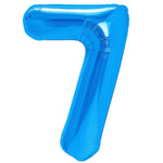 Balon din Folie Metalizata Flippy, Figurina Cifra, Tema Aniversare 40 cm, Ambalaj Individual, Pai inclus, Umflare cu