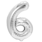 Balon din Folie Metalizata Flippy, Figurina Cifra, Tema Aniversare 40 cm, Ambalaj Individual, Pai inclus, Umflare cu