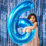 Balon din Folie Metalizata Flippy, Figurina Cifra, Tema Aniversare 80 cm, Ambalaj Individual, Pai inclus, Umflare cu