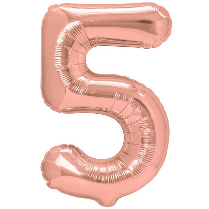 Balon din Folie Metalizata Flippy, Figurina Cifra, Tema Aniversare 80 cm, Ambalaj Individual, Pai inclus, Umflare cu