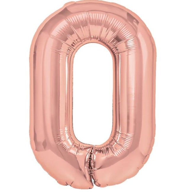 Balon din Folie Metalizata Flippy, Figurina Cifra, Tema Aniversare 80 cm, Ambalaj Individual, Pai inclus, Umflare cu
