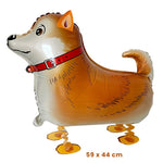Balon din Folie Metalizata, Flippy, Figurina Animata, Model Catel, 59x44 cm, Ambalaj Individual, Pai Inclus, Umflare cu