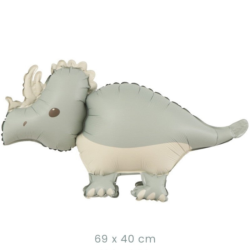 Balon din Folie Metalizata, Flippy, Figurina Animata, Model Dinozaur, 69 x 40 cm, Ambalaj Individual, Pai Inclus,