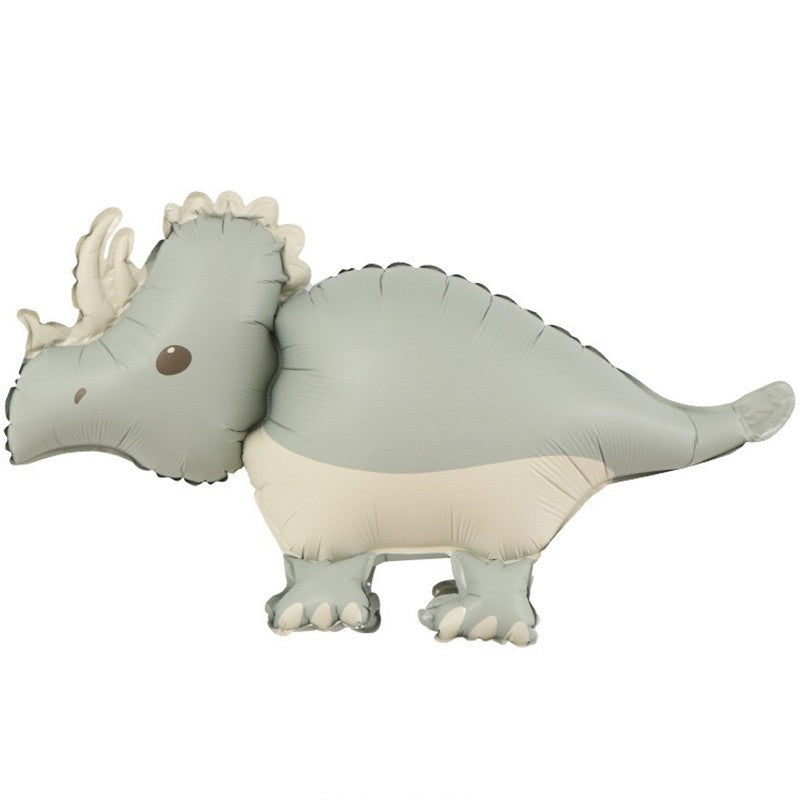 Balon din Folie Metalizata, Flippy, Figurina Animata, Model Dinozaur, 69 x 40 cm, Ambalaj Individual, Pai Inclus,