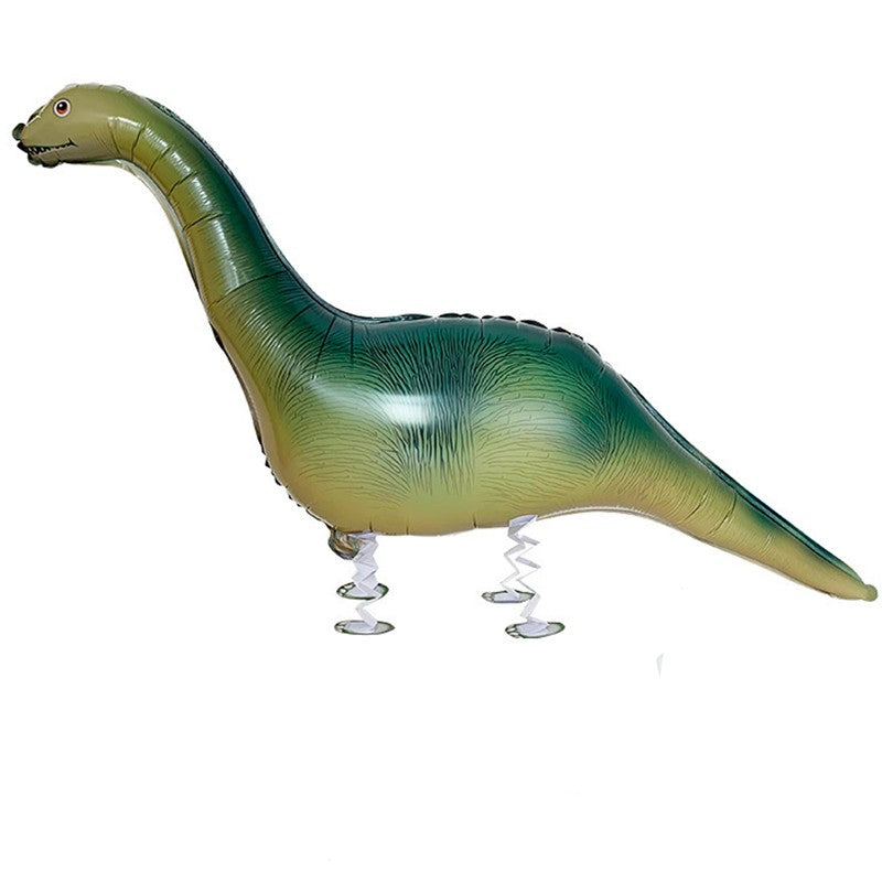 Balon din Folie Metalizata, Flippy, Figurina Animata, Model Dinozaur cu Ou, 113x49 cm, Ambalaj Individual, Pai Inclus,