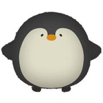 Balon din Folie Metalizata, Flippy, Figurina Animata, Model Pinguin, 54 x 48 cm, Ambalaj Individual, Pai Inclus,