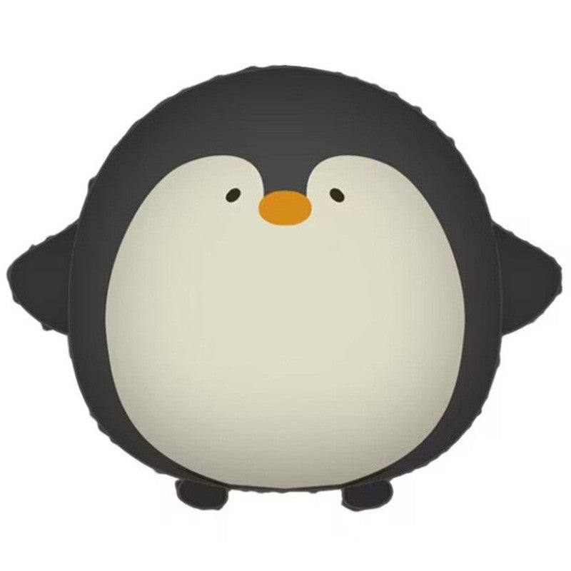 Balon din Folie Metalizata, Flippy, Figurina Animata, Model Pinguin, 54 x 48 cm, Ambalaj Individual, Pai Inclus,